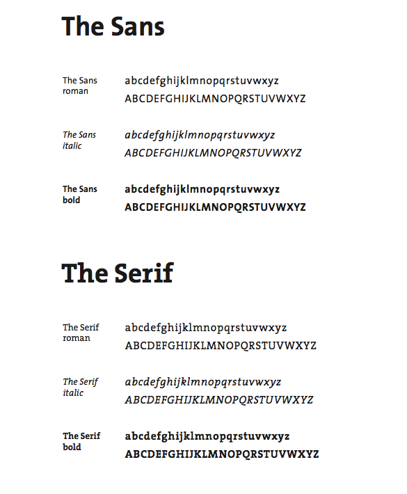 fonts